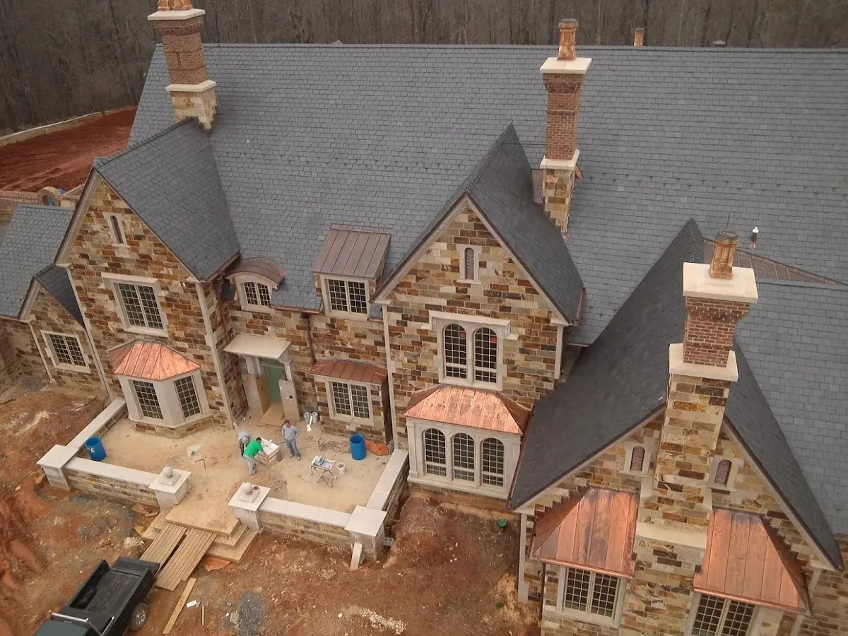 Craftsman Roofing Slate Roof Repair project in Sea View Estates